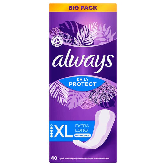 Always Slipeinlagen Daily Protect Extra Long 40 Stück