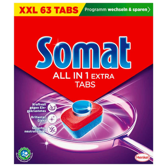 Somat All in 1 Extra 63 Spülmaschinentabs 1040g