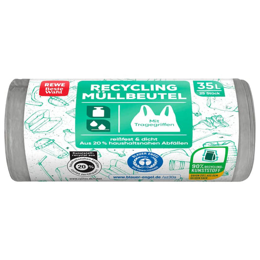 Recycling Müllbeutel 35l, 25 Stück