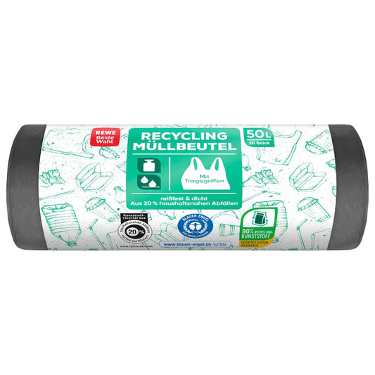 Recyling Müllbeutel 50l 20 Stück