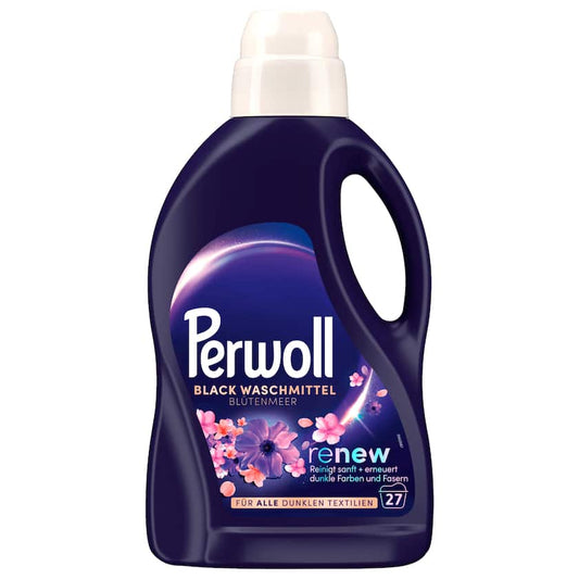 Perwoll Black Waschmittel Flüssig Renew Blütenmeer 1,35l 27WL