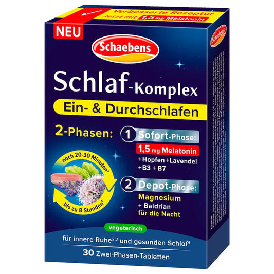 Schaebens Schlaf-Komplex Zwei-Phasen-Tabletten 30 Stück