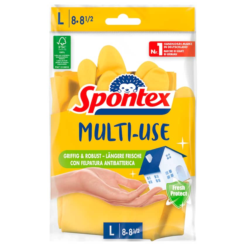 Spontex Handschuhe Multi-Use Gr. L 8-8,5