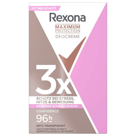 Rexona Deocreme Maximum Protection Confidence 45ml