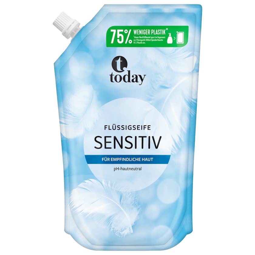 Today Flüssigseife Nachfüllbeutel Sensitiv 750ml