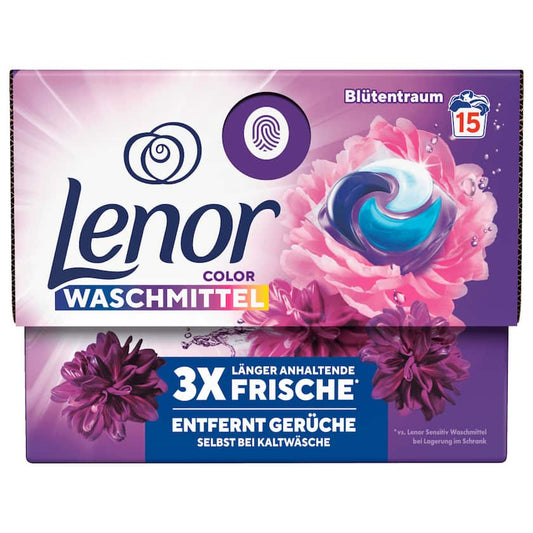 Lenor Colorwaschmittel All-in-1 Pods Blütentraum 294g 15WL