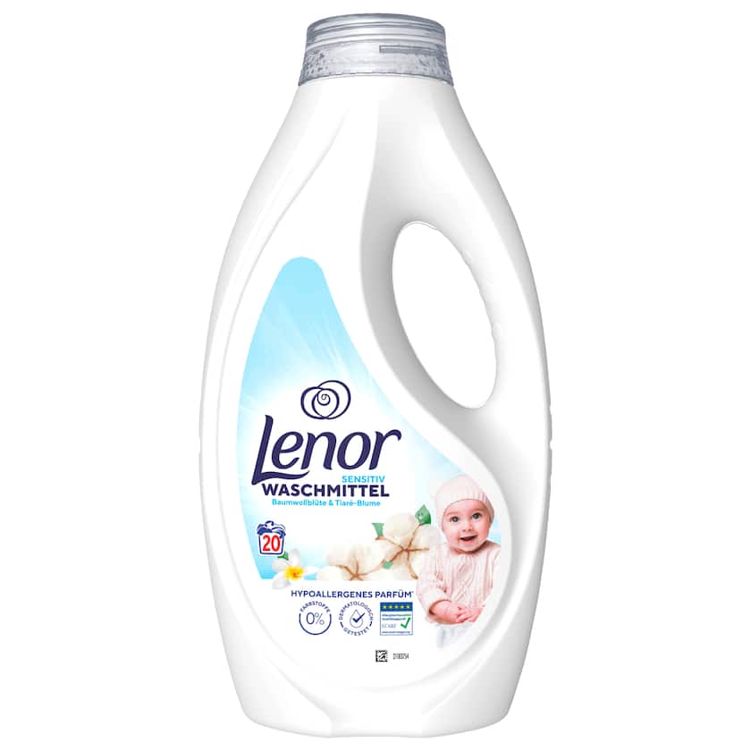 Lenor Vollwaschmittel Flüssig Sensitiv 0.90l 20WL