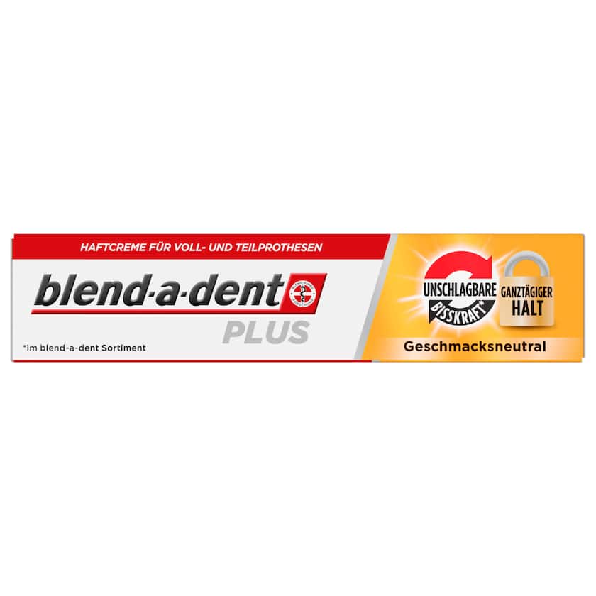 Blend-A-Dent Plus Haftcreme Geschmacksneutral 40g