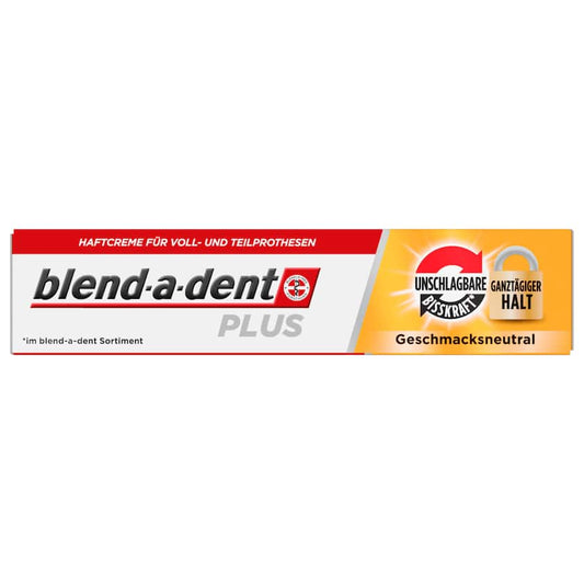 Blend-A-Dent Plus Haftcreme Geschmacksneutral 40g
