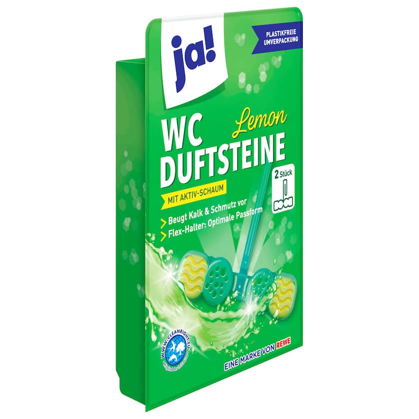 ja! WC Duftsteine Lemon 2x48g