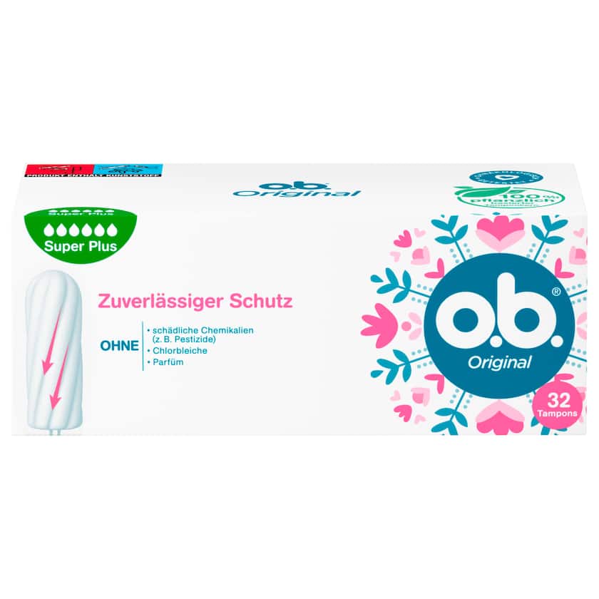 o.b. Tampons Original Super Plus 32 Stück