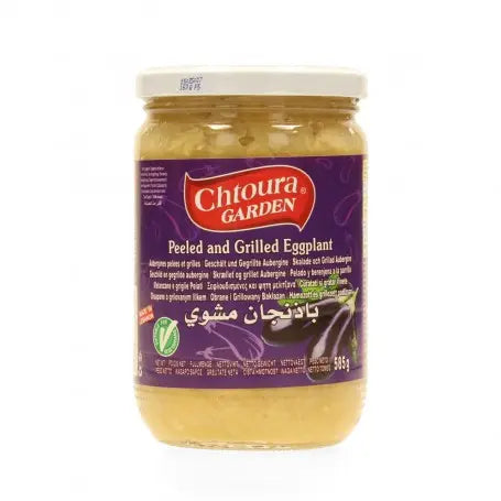 باذنجان مشوي حدائق شتورة 585 غرام - Yahalla  ياهلا  Chtoura Garden Kühl und trocken lagern. Nach dem Öffnen im Kühlschrank aufbewahren. Kann Spuren von Gluten enthalten. Vor Feuchtigkeit und Sonnenlicht schützen.
