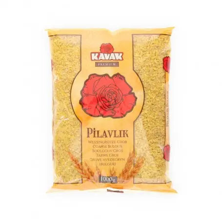 برغل خشن كافاك 1000غرام - Yahalla  ياهلا  Bazarmarkt Vor Feuchtigkeit und Sonnenlicht schützen, kühl und trocken lagern. Kann Spuren von Nüssen, Gluten oder Soja enthalten. Vor dem Verzehr gut prüfen.