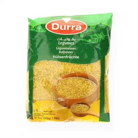 برغل خشن  درة  900غرام - Yahalla  ياهلا  Durra Vor Feuchtigkeit und Sonnenlicht schützen, kühl und trocken lagern. Kann Spuren von Nüssen, Gluten oder Soja enthalten. Vor dem Verzehr gut prüfen.