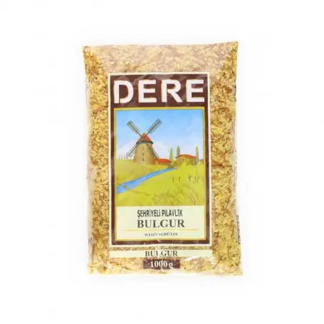 برغل مع شعيرية ديري 1000غرام - Yahalla  ياهلا  DERE Vor Feuchtigkeit und Sonnenlicht schützen, kühl und trocken lagern. Kann Spuren von Nüssen, Gluten oder Soja enthalten. Vor dem Verzehr gut prüfen.