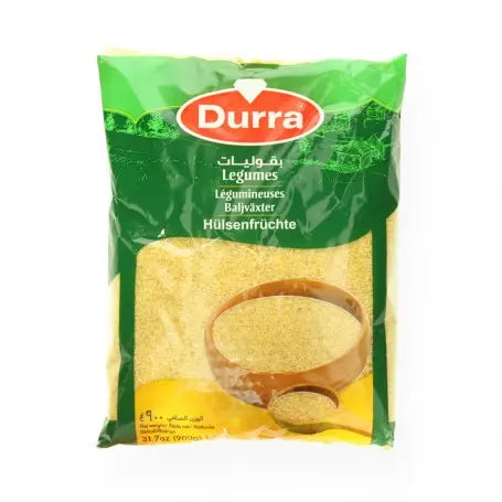 برغل ناعم درة 900 غرام - Yahalla  ياهلا  Durra Vor Feuchtigkeit und Sonnenlicht schützen, kühl und trocken lagern. Kann Spuren von Nüssen, Gluten oder Soja enthalten. Vor dem Verzehr gut prüfen.