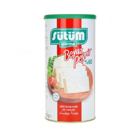 جبنة بيضاء  60% سوتوم  800/1500 غرام - Yahalla  ياهلا  Yahalla Warnung:Dieses Produkt enthält Milch oder Milchderivate. Es kann bei Personen mit Milch- oder Laktoseallergie allergische Reaktionen hervorrufen. Bei bestehenden Allergien vorsichtig verwenden. Kühl und trocken lagern.