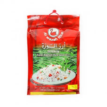 رز بسمتي سيلا الوزة 5000غرام - Yahalla  ياهلا  Bazarmarkt Vor Feuchtigkeit und Sonnenlicht schützen. Kühl und trocken lagern. Kann Spuren von Nüssen, Gluten oder Soja enthalten. Vor dem Verzehr gut prüfen.