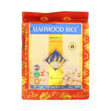 رز حبة طويلة بسمتي محمود 900 غرام - Yahalla  ياهلا  Mahmoud Vor Feuchtigkeit und Sonnenlicht schützen. Kühl und trocken lagern. Kann Spuren von Nüssen, Gluten oder Soja enthalten. Vor dem Verzehr gut prüfen.