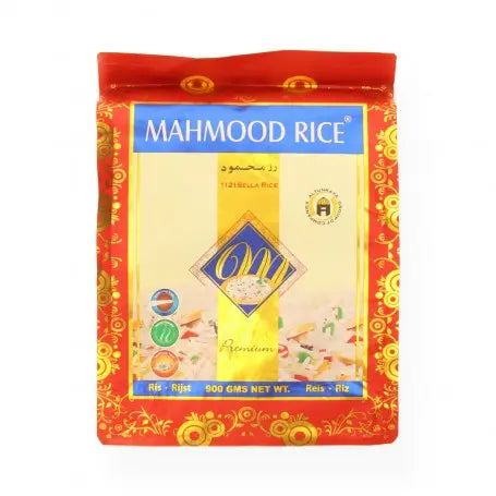 رز حبة طويلة بسمتي محمود 900 غرام - Yahalla  ياهلا  Mahmoud Vor Feuchtigkeit und Sonnenlicht schützen. Kühl und trocken lagern. Kann Spuren von Nüssen, Gluten oder Soja enthalten. Vor dem Verzehr gut prüfen.