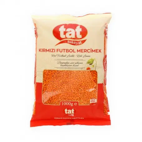 عدس أحمر تات 1000غرام - Yahalla  ياهلا  Bazarmarkt Vor Feuchtigkeit und Sonnenlicht schützen und kühl sowie trocken lagern. Kann Spuren von Nüssen, Gluten oder Soja enthalten. Vor dem Verzehr gut prüfen.