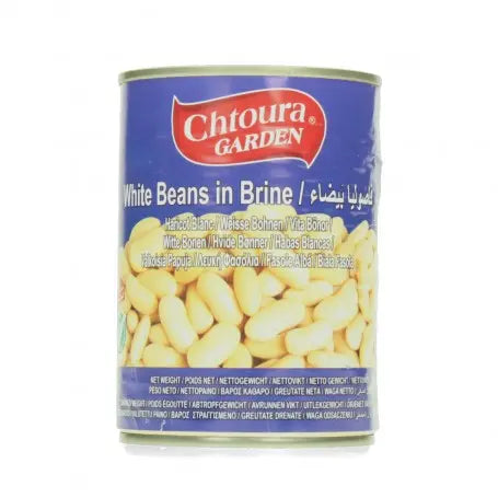 فاصولية بيضاء  حدائق شتورة  400غرام - Yahalla  ياهلا  Chtoura Garden Kann Gluten, Soja oder Konservierungsstoffe enthalten. Bitte Zutaten vor dem Verzehr überprüfen.