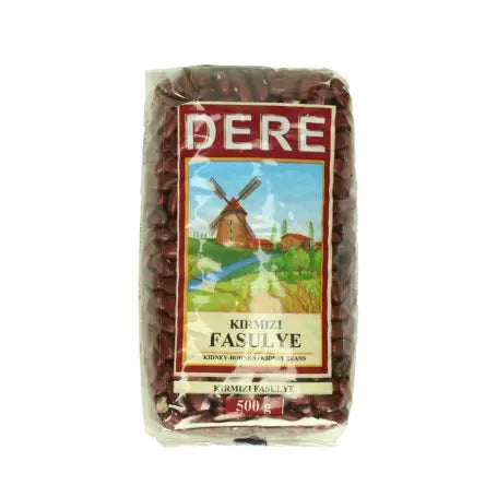 فاصولية حمراء ديري 500غرام - Yahalla  ياهلا  DERE Vor Feuchtigkeit und Sonnenlicht schützen, kühl und trocken lagern. Kann Spuren von Nüssen, Gluten oder Soja enthalten. Vor dem Verzehr gut prüfen.