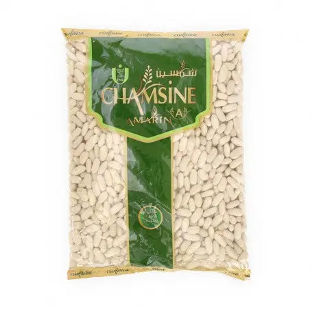 فاصولية صنوبرية شمسين 800غرام - Yahalla  ياهلا  Bazarmarkt Vor Feuchtigkeit und Sonnenlicht schützen, kühl und trocken lagern. Kann Spuren von Nüssen, Gluten oder Soja enthalten. Vor dem Verzehr gut prüfen.