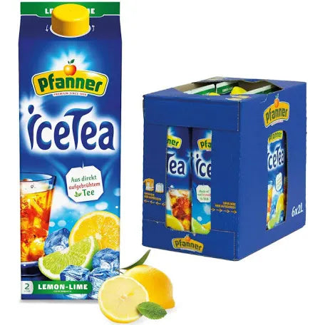PFANNER Eistee Limette und Zitrone