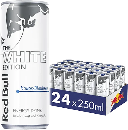 Red Bull Energy Drink White Edition Kokos-Blaubeere 0,25l