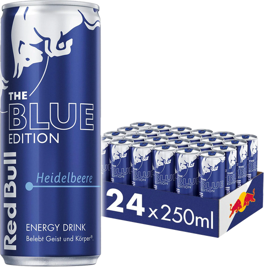 Red Bull Energy Drink Blue Edition Heidelbeere 0,25l