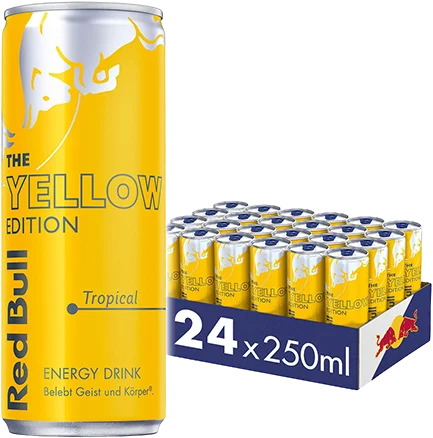Red Bull Energy Drink Yellow Edition Tropical 0,25l