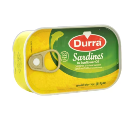 Durra Sardinen in Pflanzenöl 125g Dose