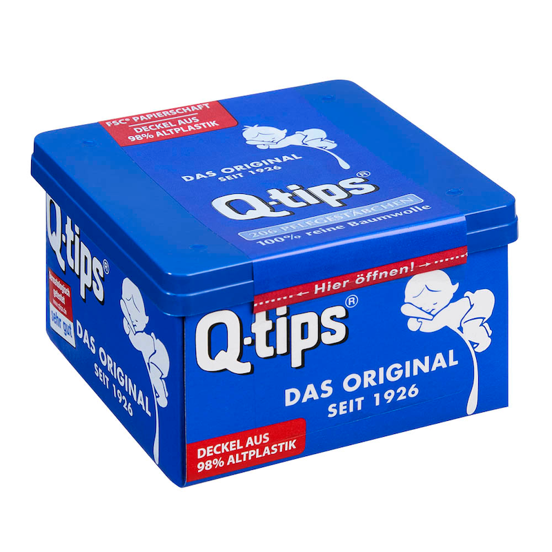 Q-tips® Wattestäbchen weiß, 206 St.
