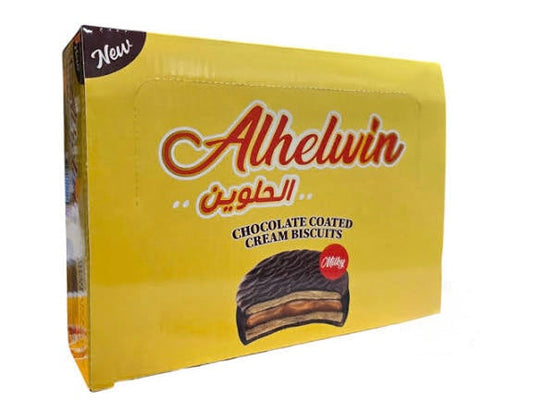 Al-Hilween Keks – Mit Schokolade überzogen, 12 Stück - Yahalla ياهلا
