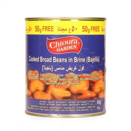 Chtoura Garten: Breite Bohnen 850g Dose - Yahalla ياهلا