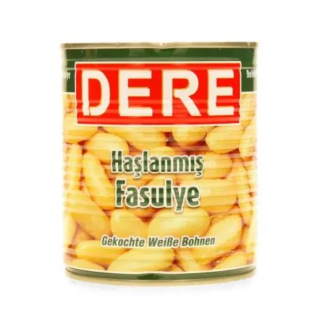 DERE kleine weiße Bohnen 850g, gekocht - Yahalla ياهلا