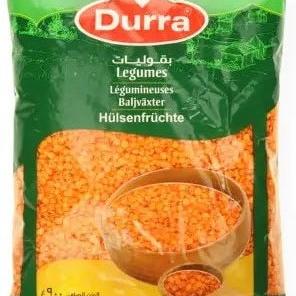 Durra Rote Linsen 900g - Nährstoffreich und lecker - Yahalla ياهلا