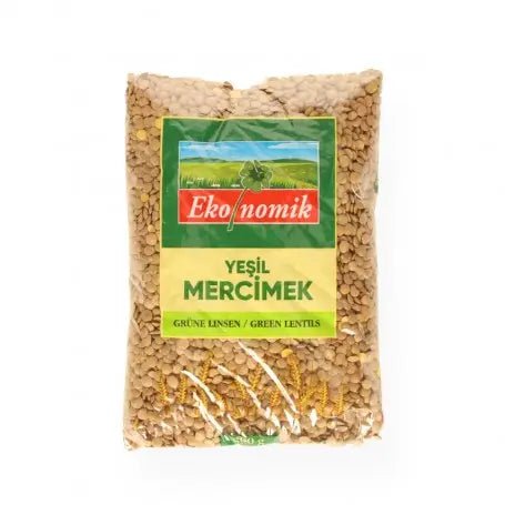 Grüne Linsen, 800g, trocken lagern - Yahalla ياهلا