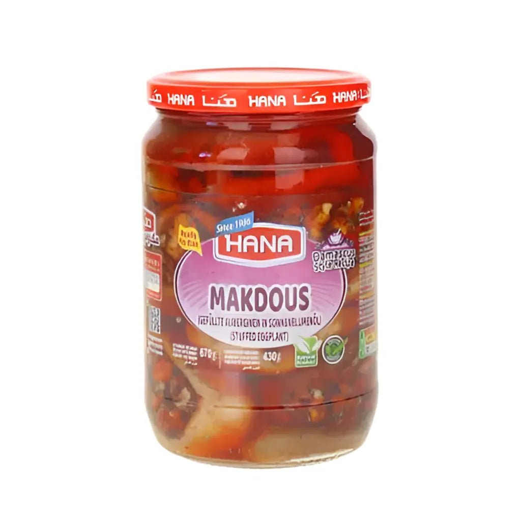 Hana Makdous Auberginen 670g - Genuss pur - Yahalla ياهلا