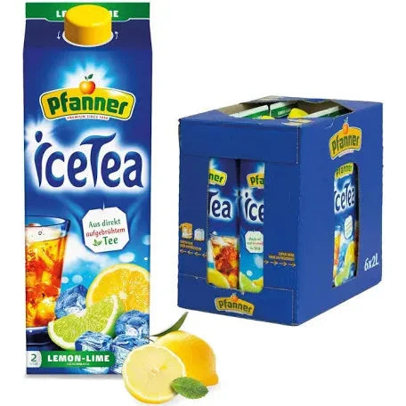 PFANNER Eistee Limette und Zitrone Yahalla ياهلا