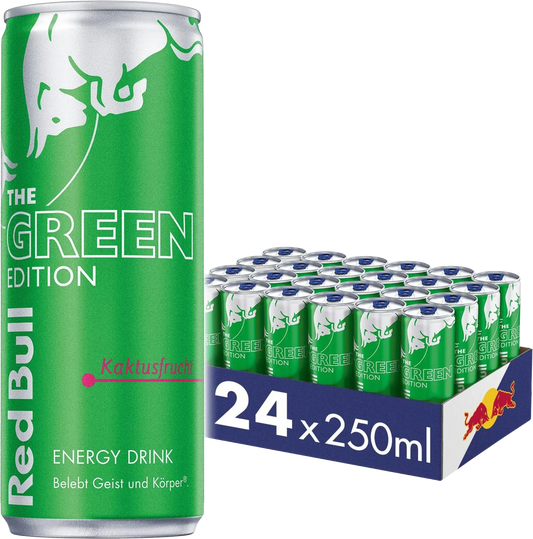 Red Bull Energy Drink Green Edition Kaktusfrucht 0,25l Red Bull