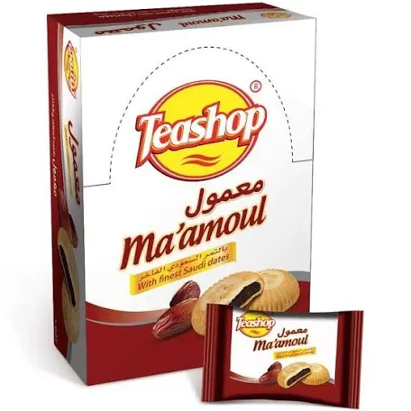Teashop Maamoul Kekse gefüllt mit Datteln
Dattelkekse (12x35) - Yahalla ياهلا