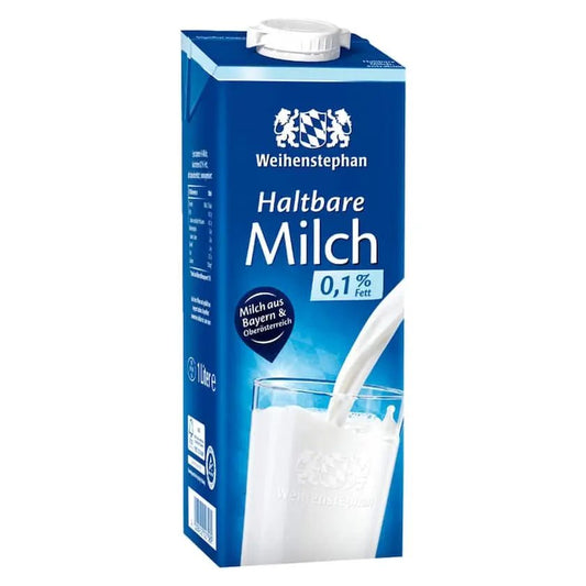 Weihenstephan fettfreier Milchgenuss 0,1% 1L - Yahalla ياهلا