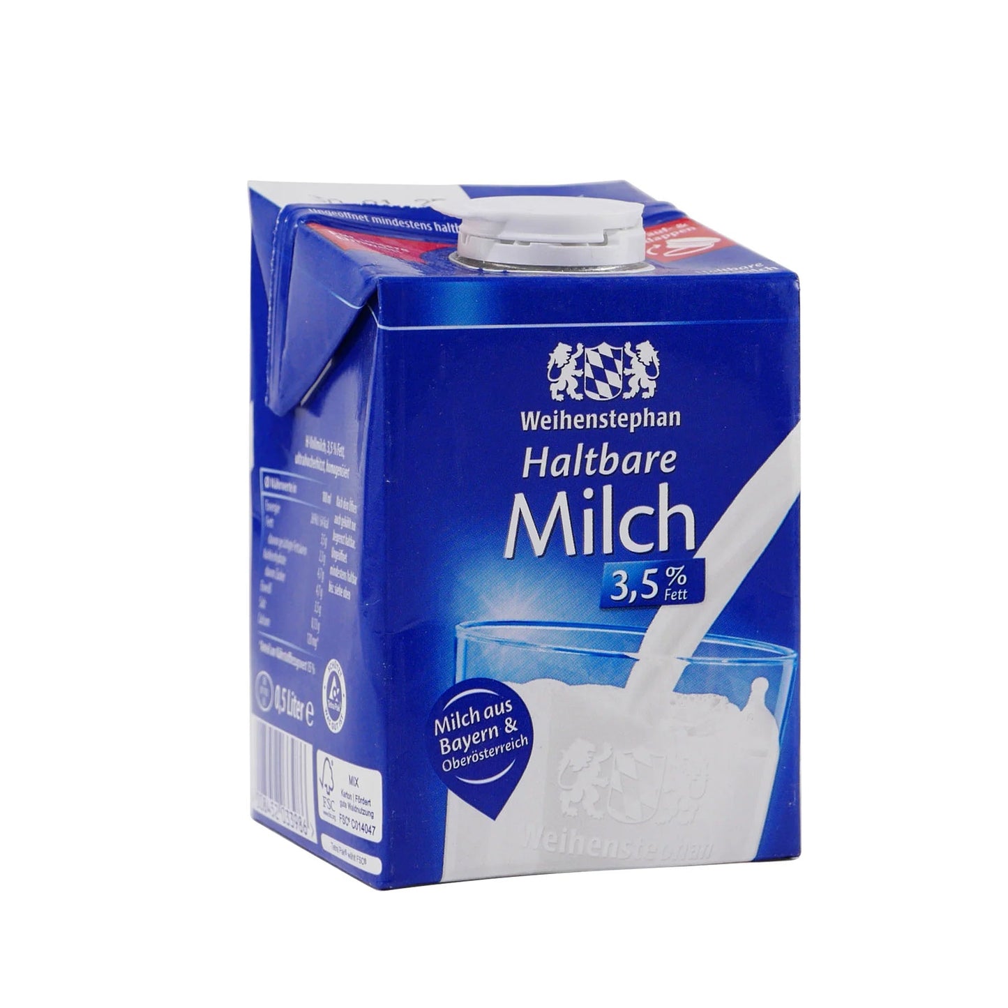 Weihenstephan H-Milch 1,5% 0,5 Liter Genuss